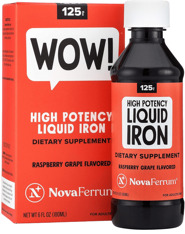 NovaFerrum Wow Liquid Iron 125 High Potency