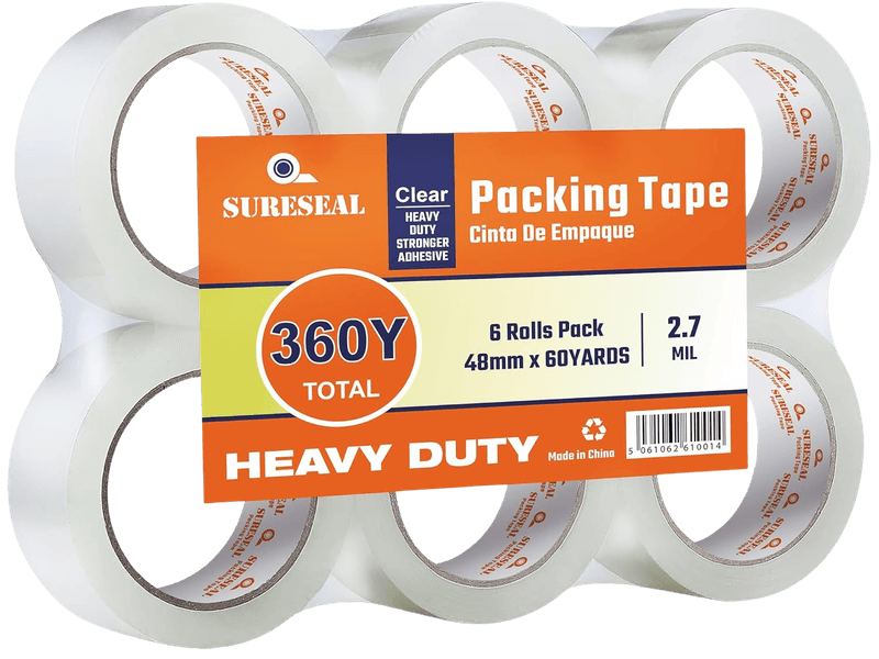 Heavy Duty Packing Tape 6 Rolls