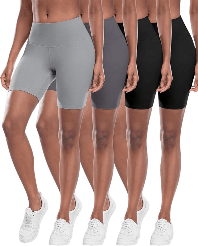 High Waisted Biker Yoga Shorts